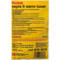 Kodak Sepia II Warm Toner for Black &amp; White Photographic Enlarging Papers, Powder to Make 1 Quart. image