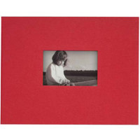 Kolo Newport, Post Bound Scrapbook Inkjet Page Album, 11x14" (Red Cover - Black Pages)