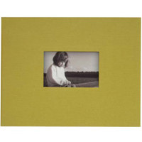 Kolo Newport, Post Bound Scrapbook Inkjet Page Album, 11x14" (Chartreuse Cover - Soft White Pages)