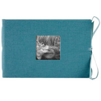 Kolo Noci Brag Book, 4-1/4" x 6½" Picture Album, Ocean Covers with Soft White Pages, Holds 24 4x6" Photos, 1 Per Page.