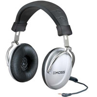 Koss TD85 Stereophone with 20-17,000 Hz Frequency Response, Silver