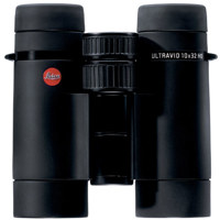 Leica 10x32 Ultravid HD, Water Proof Roof Prism Binocular with Black Rubber Armor, with 6.7 Degree Angle of View, U.S.A.