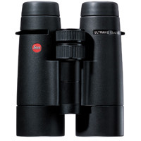 Leica 10x42 Ultravid HD, Water Proof Roof Prism Binocular with Black Rubber Armor, with 6.4 Degree Angle of View, U.S.A.