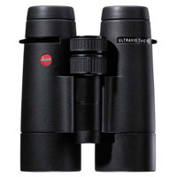 Leica 7x42 Ultravid HD, Water Proof Roof Prism Binocular with Black Rubber Armor, with 8 Degree Angle of View, U.S.A.
