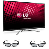 LG 60PM9700 60 inch 1080p 600Hz 3D Plasma HDTV with Smart TV + (2) Two LG AG-S350 PDP SG 3D Glasses