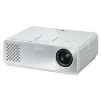 LG Electronics HW301G Ultra Portable LED Projector, WXGA 1280 x 800 Resolution, 4:3 Aspect Ratio, 300 ANSI Brightness, 1000:1 Contrast Ratio, USB 2.0