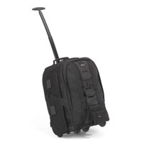 Lowepro Rolling CompuTrekker Plus AW Photo Backpack with Compartment for Notebook Computer, Black. image