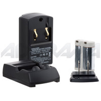 Lenmar Battery Charger with 2CR5M 6.0 volt NoMem Lithium-Ion Rechargeable Battery, 600 mAh. image