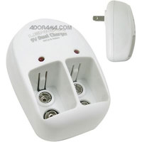 Lenmar Dual Charger for Two 9 Volt Batteries