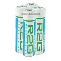 Lenmar R2GAAA4 AAA Ready-2-Go Batteries, 1.2 Volt Nickel Metal Hydride (NiMh), 850 mAh, Pack of Four
