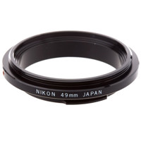 Adorama Lens Reversing Ring for Nikon F Manual Focus & Auto Focus Lenses with a 49mm Filter Thread.