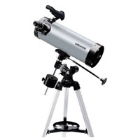 Meade 114EQ-ASTR 4.5" (114mm) f/8 Reflector Telescope, Rack-&-Pinion Focuser, Equatorial Mount, 2 Eyepieces, Red Dot Viewfinder, & Tripod