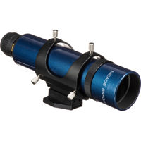 Meade #828 8 x 50 Rear Focus Viewfinder, Blue Tube, with Bracket image