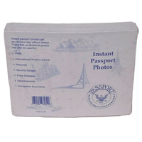 Adorama Passport Folder Frame, Gray, for Two Passport Photos, Pack of 100.