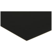 Adorama 11x14" Single Weight Mount Boards, Black & White Finish, Pack of 10.