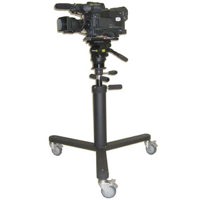 Miller Pneumatic Pedestal 30 with Arrow 25 Fluid Head and Dual Telescopic Pan Handles