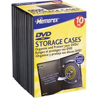 Memorex DVD Movie and Game Storage Cases, 10 Pack