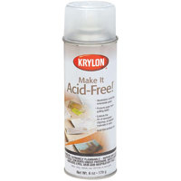 Krylon "Make-It-Acid-Free" Spray 6oz. Digital Photo & Paper Protectant.