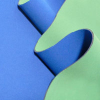 Matthews 6' x 6' Blue / Green Reversible Polyester Fabric Chromakey Screen