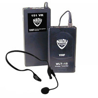 Nady 151 VR0-HM3 Wireless Headset System with 151VR Receiver, WLT Headset Bodypack Transmitter with HM-3 Uni-Condenser Mic and Audio Cable