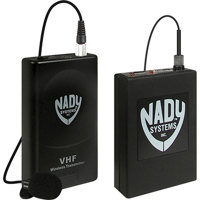 Nady 351 Video Wireless Lavalier System, with 351VR Receiver, WLT 15 Lavalier Transmitter with WLT Lavalier Omni Condenser Mic & Audio Cable"