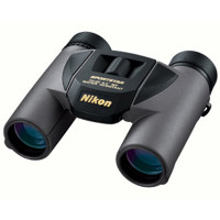 Nikon 10x25 Sportstar, Compact Weather Resistant Roof Prism Binocular with 5.0 Degree Angle of View, Black Rubber Armored, U.S.A