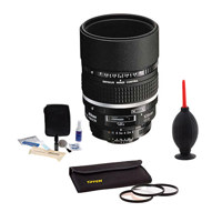 Nikon 105mm f/2 AF-D DC Nikkor AutoFocus Telephoto Lens Kit, with 5 Year U.S.A. Warranty, Tiffen 72mm Photo Essentials Filter Kit, Professional Lens Cleaning Ki
