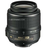 Nikon 18mm - 55mm f/3.5-5.6G AF-S DX (VR) Vibration Reduction Wide Angle Autofocus Zoom Lens, Refurbished by Nikon U.S.A.