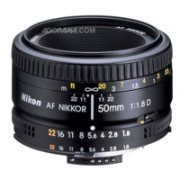 Nikon 50mm f/1.8D AF Standard Auto Focus Nikkor Lens - Gray Market