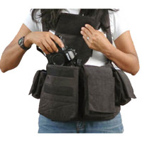 Newswear Womens Digital Chestvest, Digital SLR Camera &amp; Lens Carry System, Black. image