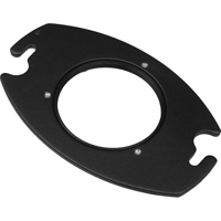 Omega D5 Oval Lens Plate - Flat, Threaded for 39mm Lens Mounts.