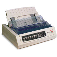 OKI Microline 320T, 9-Pin Turbo Dot Matrix Impact Printer, for All Invoice Printing Needs. image
