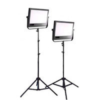 Interfit Photographic Digitlite Fluorescent Daylight Two Head Kit with Lightstands. image