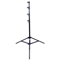 Interfit Photographic 13.4' Air Cushioned, Heavy Duty 4 Section Light Stand, Black. image