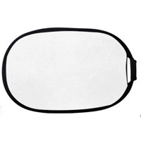 Interfit Photographic 36" x 24" Easy Grip Circular Collapsable Disc Reflector, Sunlight / White
