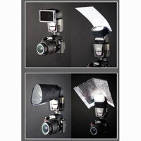 Interfit Photographic Strobies Flash Gun Bounce Set for Shoe Mount Flashes