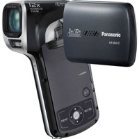 Panasonic HX-WA10 16MP HD Waterproof Dual Camcorder, Full HD 1920 x 1080 Video, 1/2.3 inch CMOS Sensor, Black