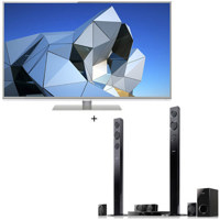 Panasonic Smart Viera TC-L55DT50 55" Class DT50 Series Full HD 3D LED HDTV, 1920 Backlight Scanning, 2D to 3D Conversion, WiFi & WEB Browser - Bundle _