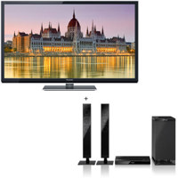 Panasonic Smart Viera 50" Class ST50 Series Full HD 3D Plasma HDTV with 1920 x 1080 Resolution, 16:9 Aspect Ratio, 24p Cinematic Playback - Bundle - with P