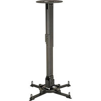 Peerless PPB Universal Ceiling Projector Mount with Adjustable Extension for Projectors Weighing Up to 50 lbs, Black
