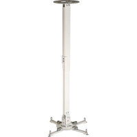 Peerless PPC Universal Ceiling Projector Mount with Adjustable Extension for Projectors Weighing up to 50 lb, White