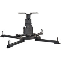 Peerless PPF Flush Ceiling Projector Mount for Projectors Weighing up to 50 lb, Black