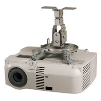 Peerless PPF Flush Ceiling Projector Mount for Projectors Weighing up to 50 lb, Silver