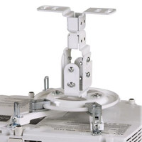 Peerless PPF Flush Ceiling Projector Mount for Projectors Weighing Up to 50 lbs, White
