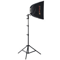 Photoflex Litedome, Small Softbox Kit with Shoe Mount, Connector & Stand