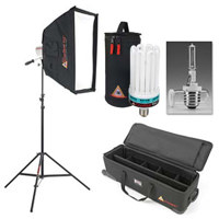 Photoflex StarLite HD/DSLR Video Kit with 1 Starlite QL Head, 1000 watt Tungsten & 150 watt Fluorescent Bulbs, Light Stand & Case