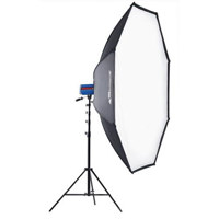 Photoflex StarFlash 650 Mercury 7' OctoDome Kit with StarFlash 650ws, 7' OctoDome3, StarFlash Connector, 13' Master LiteStand