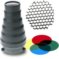 Photoflex Snoot for the Starflash Monobloc, with Insert Grids &amp; Filters image