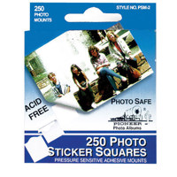 Pioneer Photo Mounts, 250 Double Sided, Self-Stick Square Tabs.