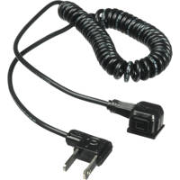 Paramount 3' Coiled Sync Cord, Household (AC) to Hotshoe image
